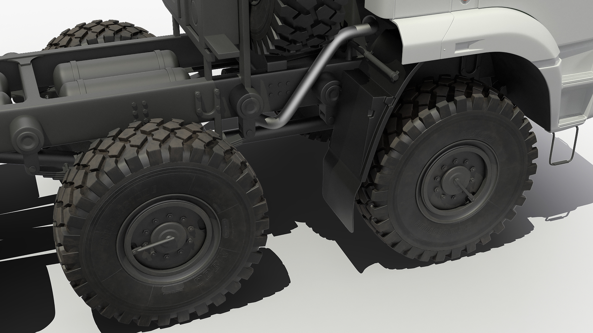 Winter Offroad 8x8 Truck Generic 3D