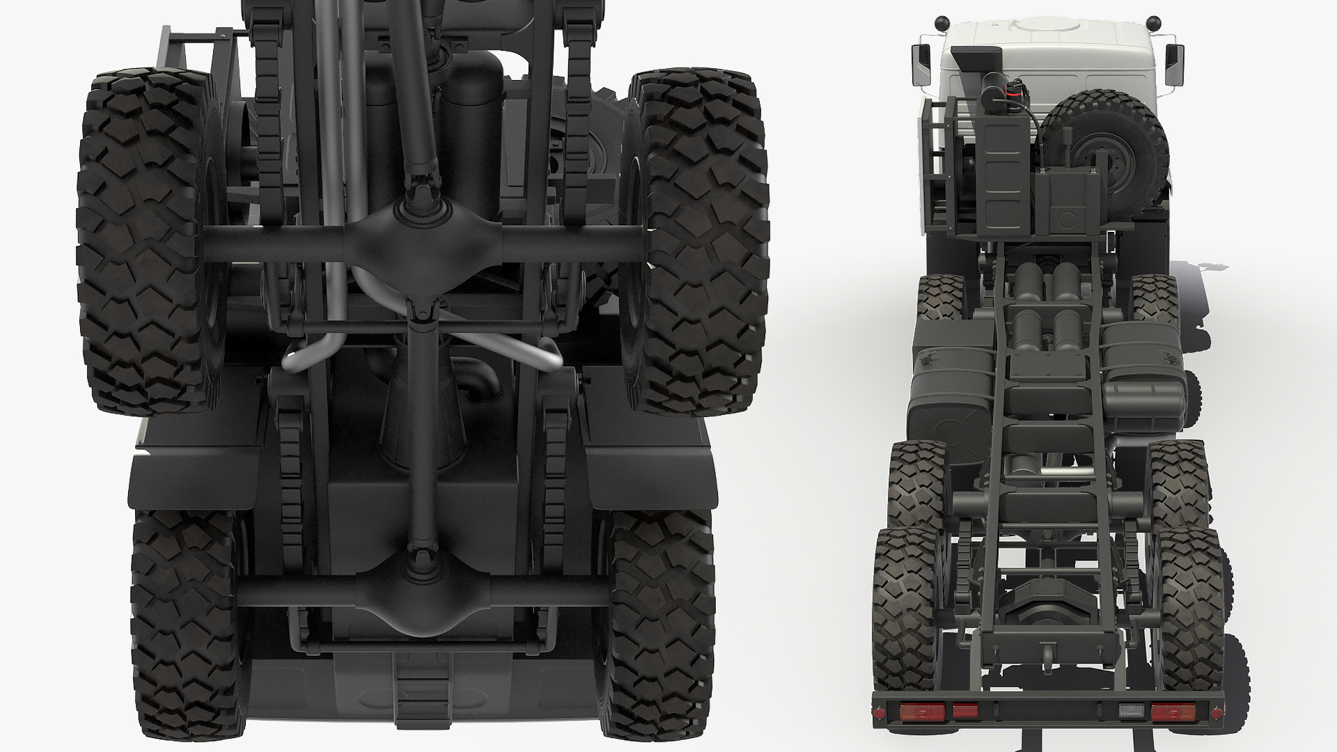 Winter Offroad 8x8 Truck Generic 3D