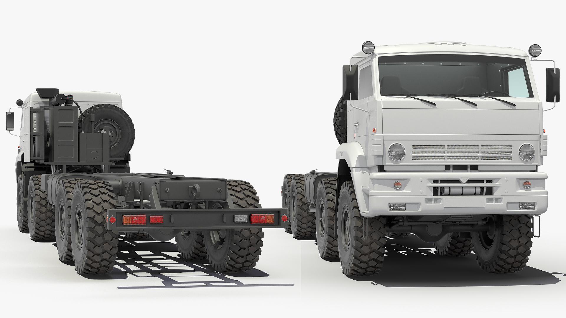 Winter Offroad 8x8 Truck Generic 3D