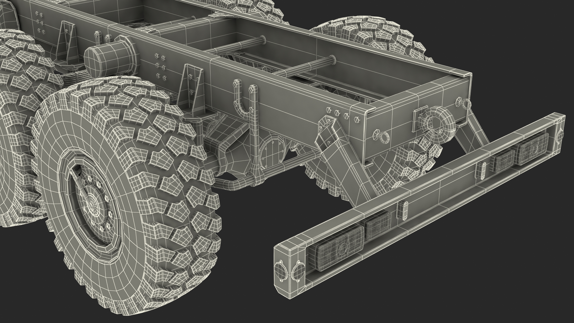 Winter Offroad 8x8 Truck Generic 3D