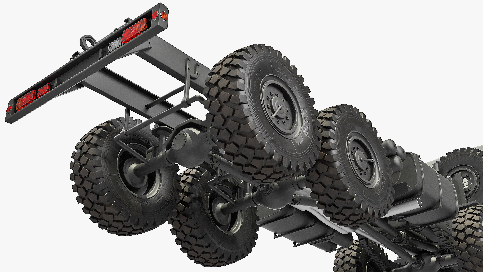 Winter Offroad 8x8 Truck Generic 3D