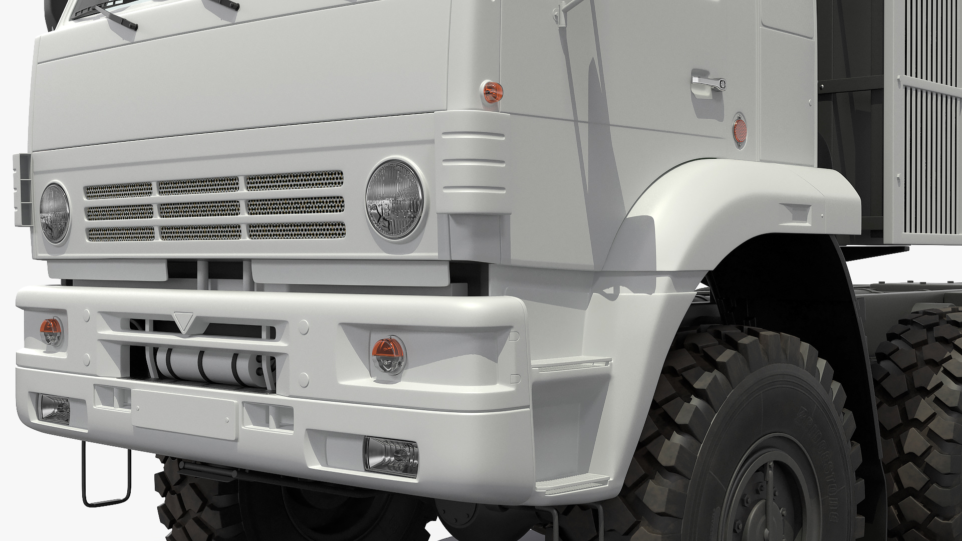 Winter Offroad 8x8 Truck Generic 3D