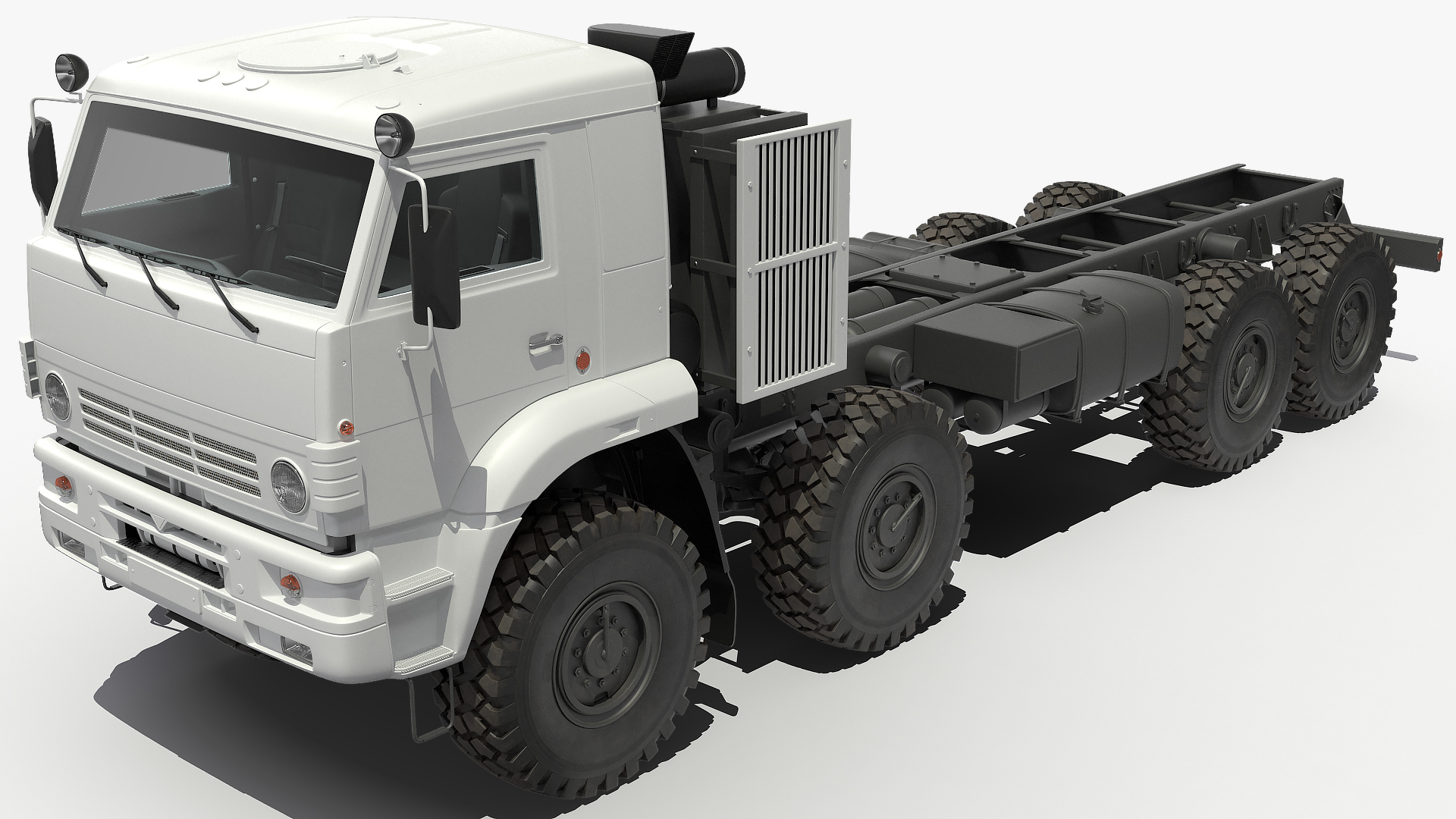 Winter Offroad 8x8 Truck Generic 3D