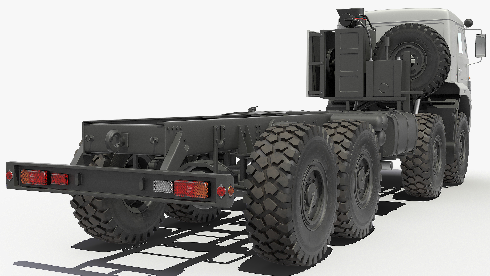 Winter Offroad 8x8 Truck Generic 3D