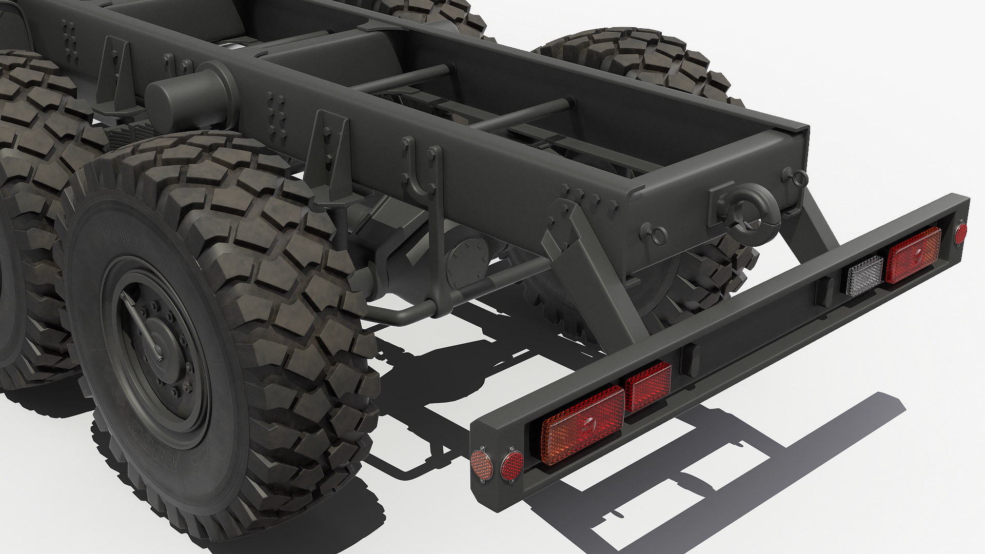 Winter Offroad 8x8 Truck Generic 3D