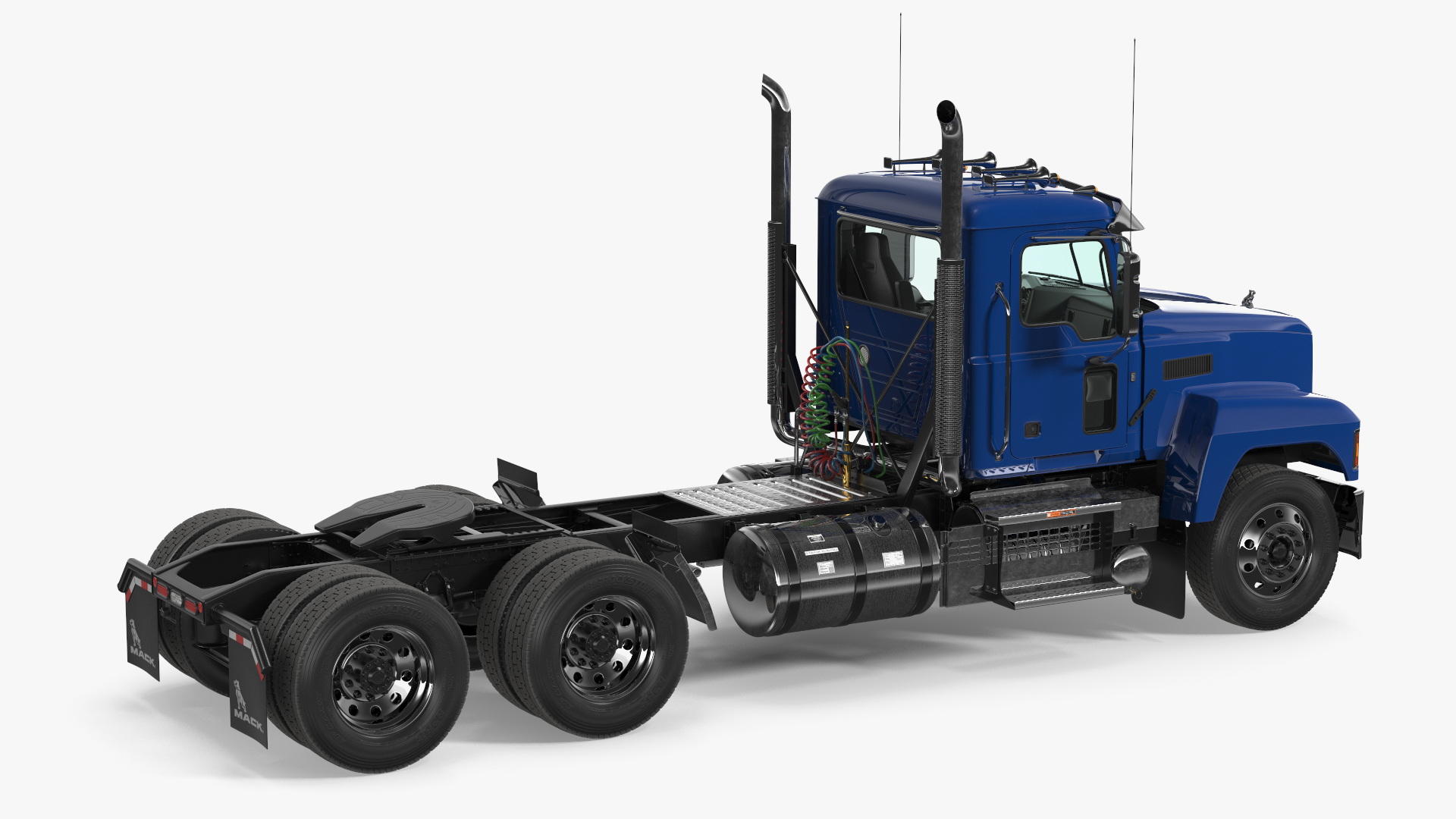 Mack Medium Duty Truck Blue 3D