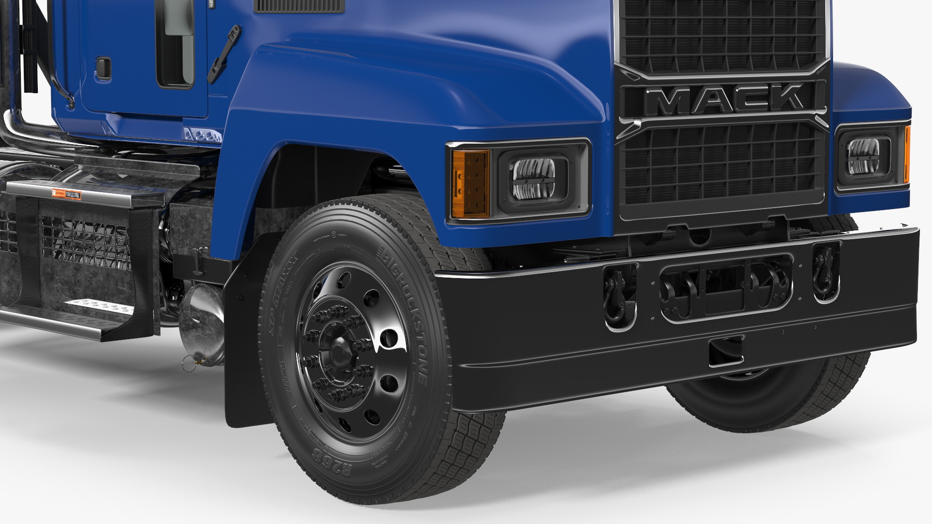 Mack Medium Duty Truck Blue 3D