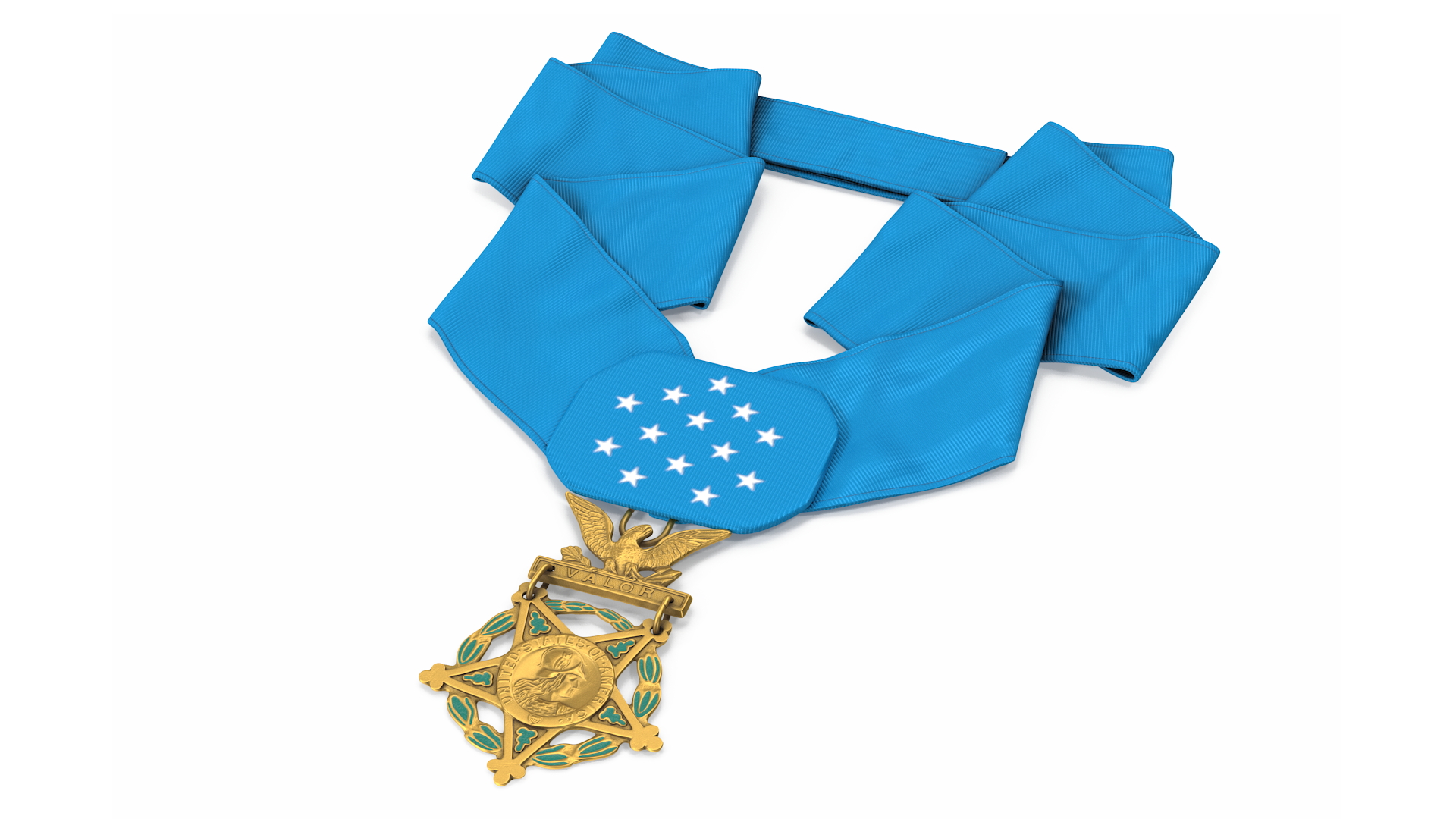 3D US Army Medal of Honor Lying model