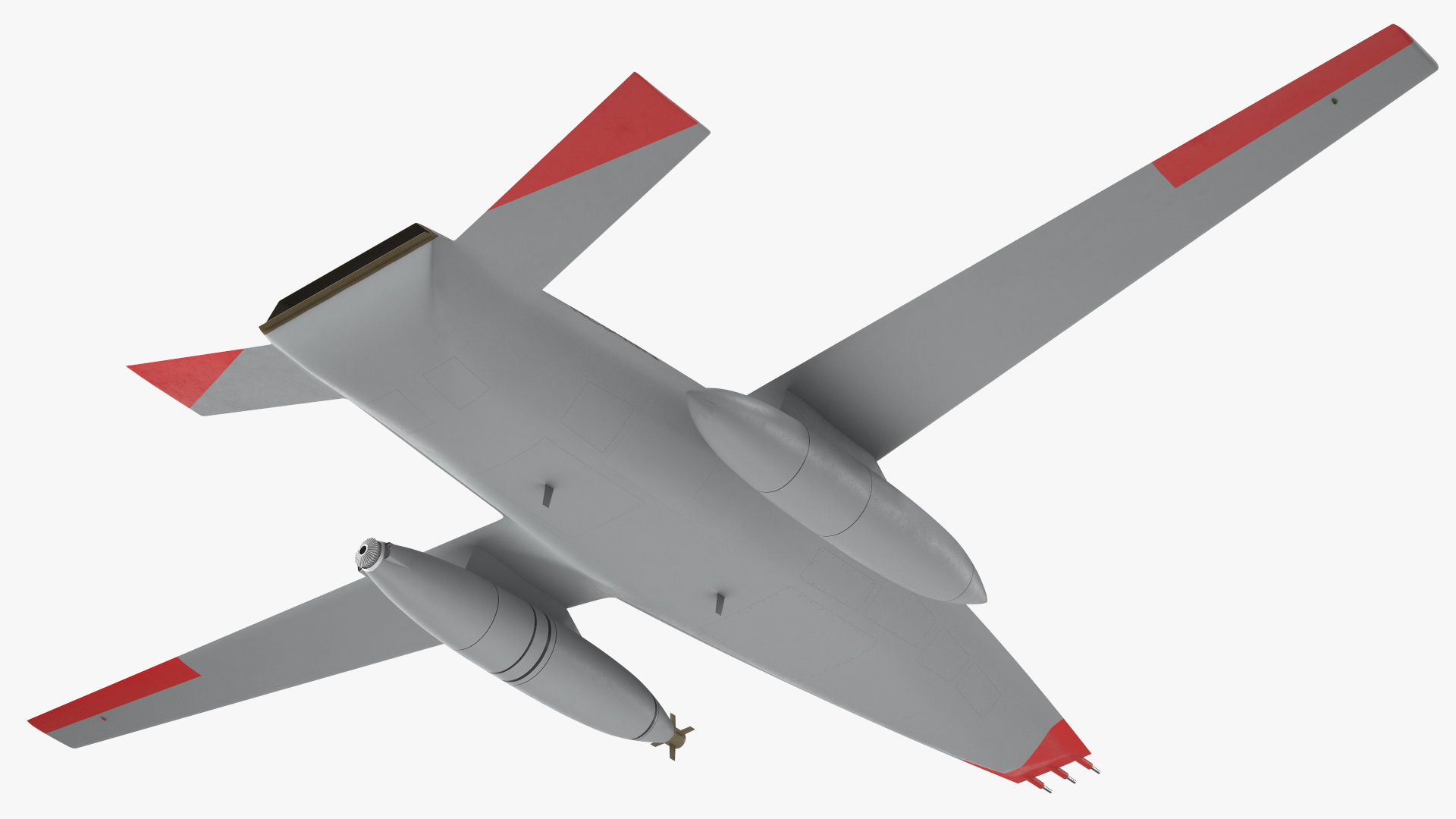 3D model Boeing MQ25 Stingray Aerial Refueling Drone Flight