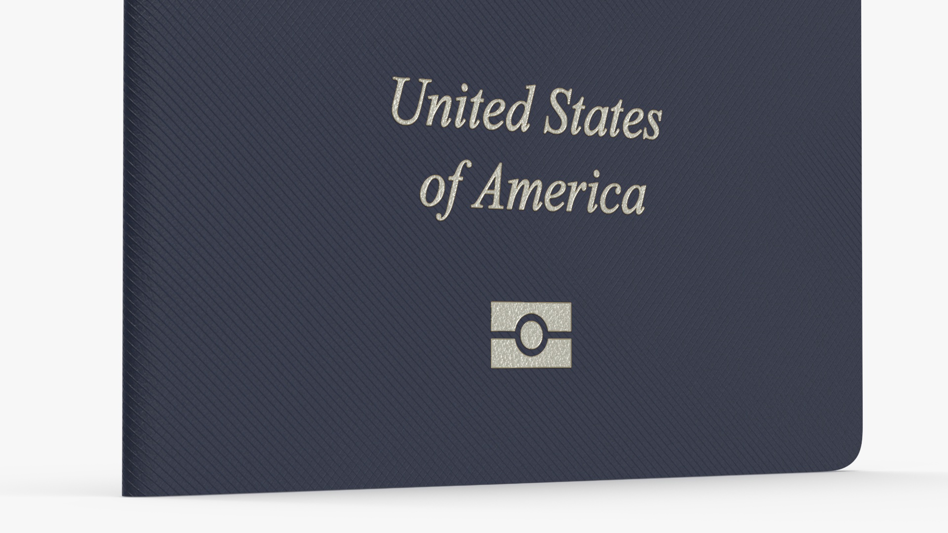 3D model Passport of USA