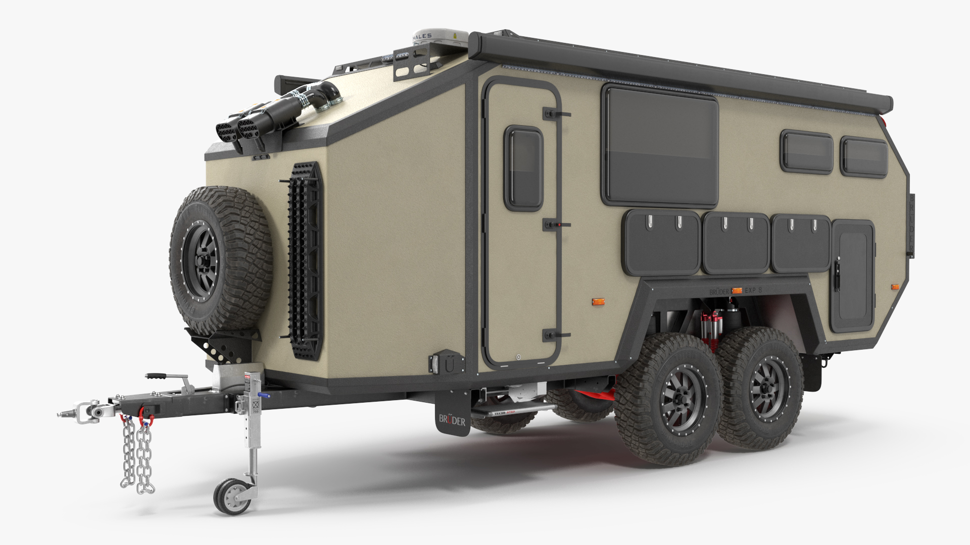 3D Off Road Mobile Home Bruder EXP 8 model