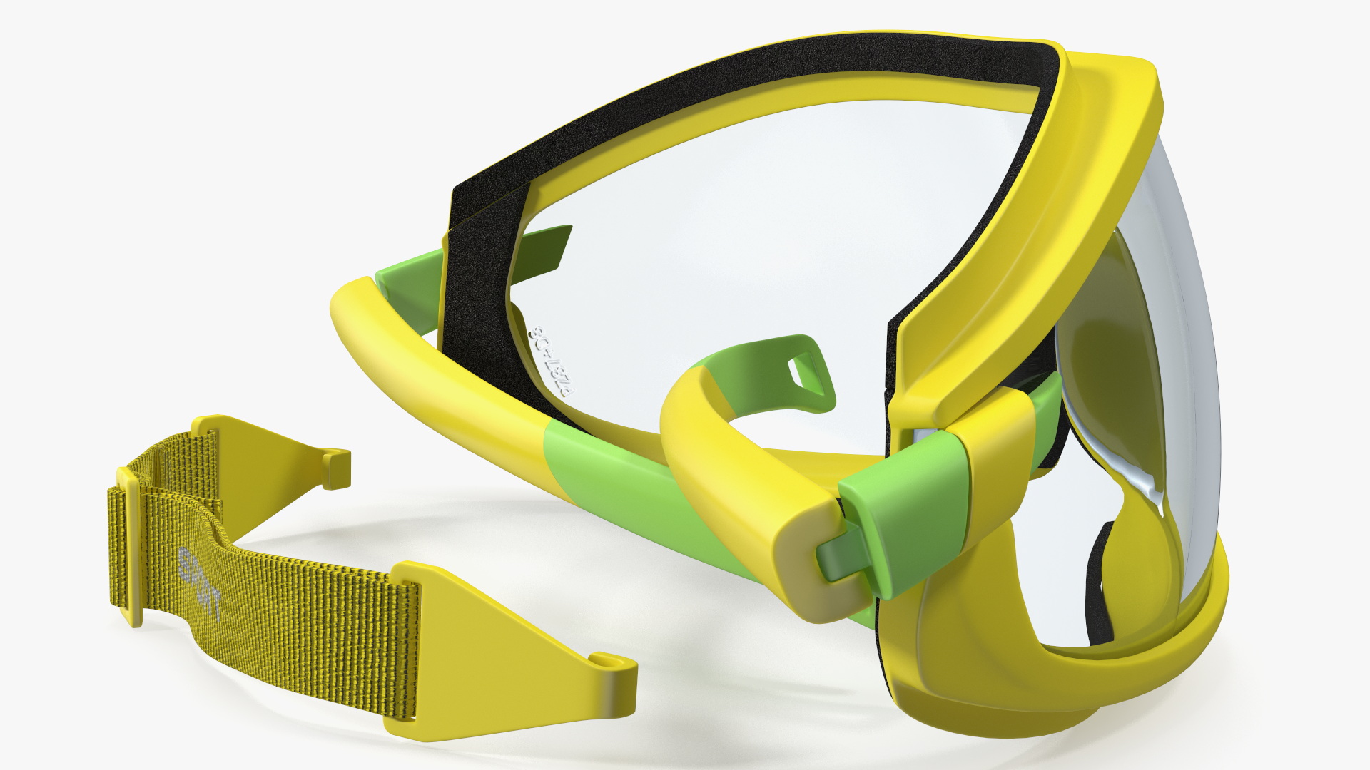 3D Safety Sports Goggles with Adjustable Strap model