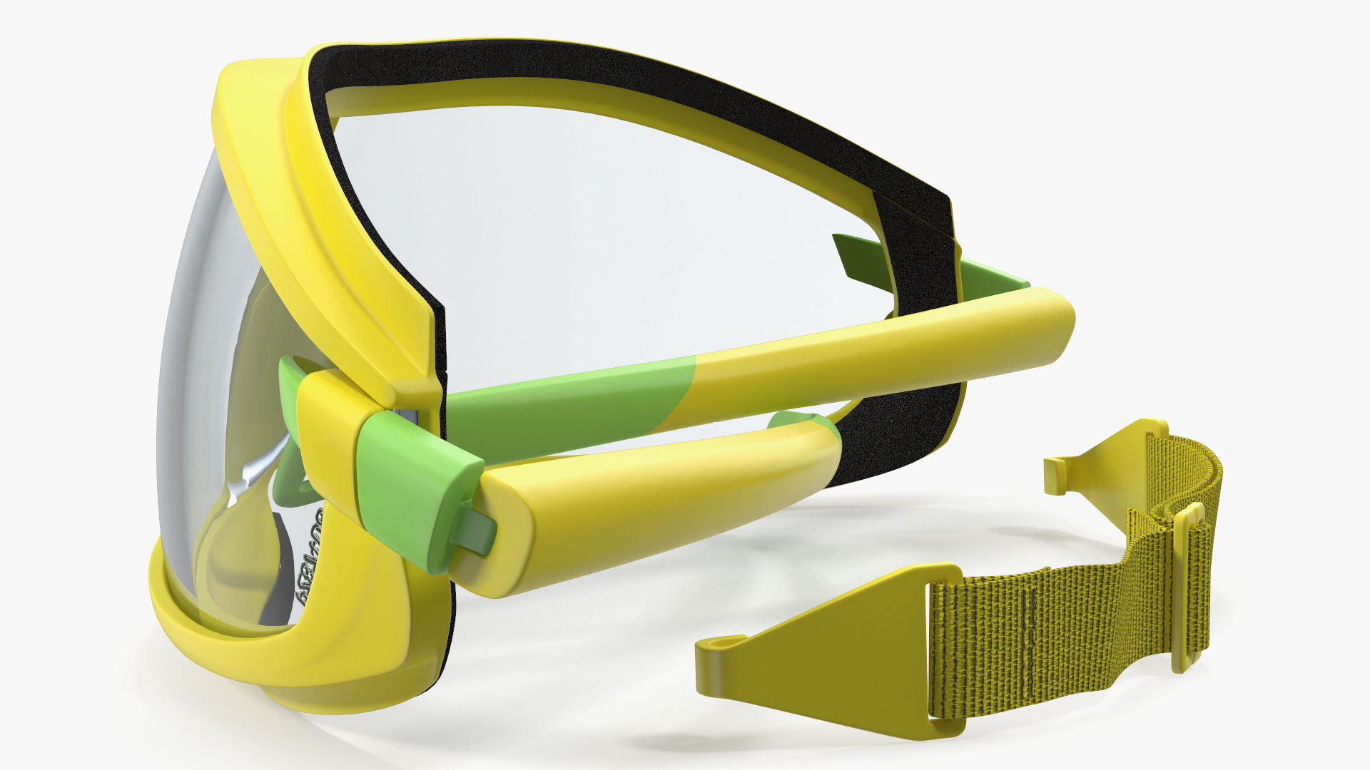 3D Safety Sports Goggles with Adjustable Strap model