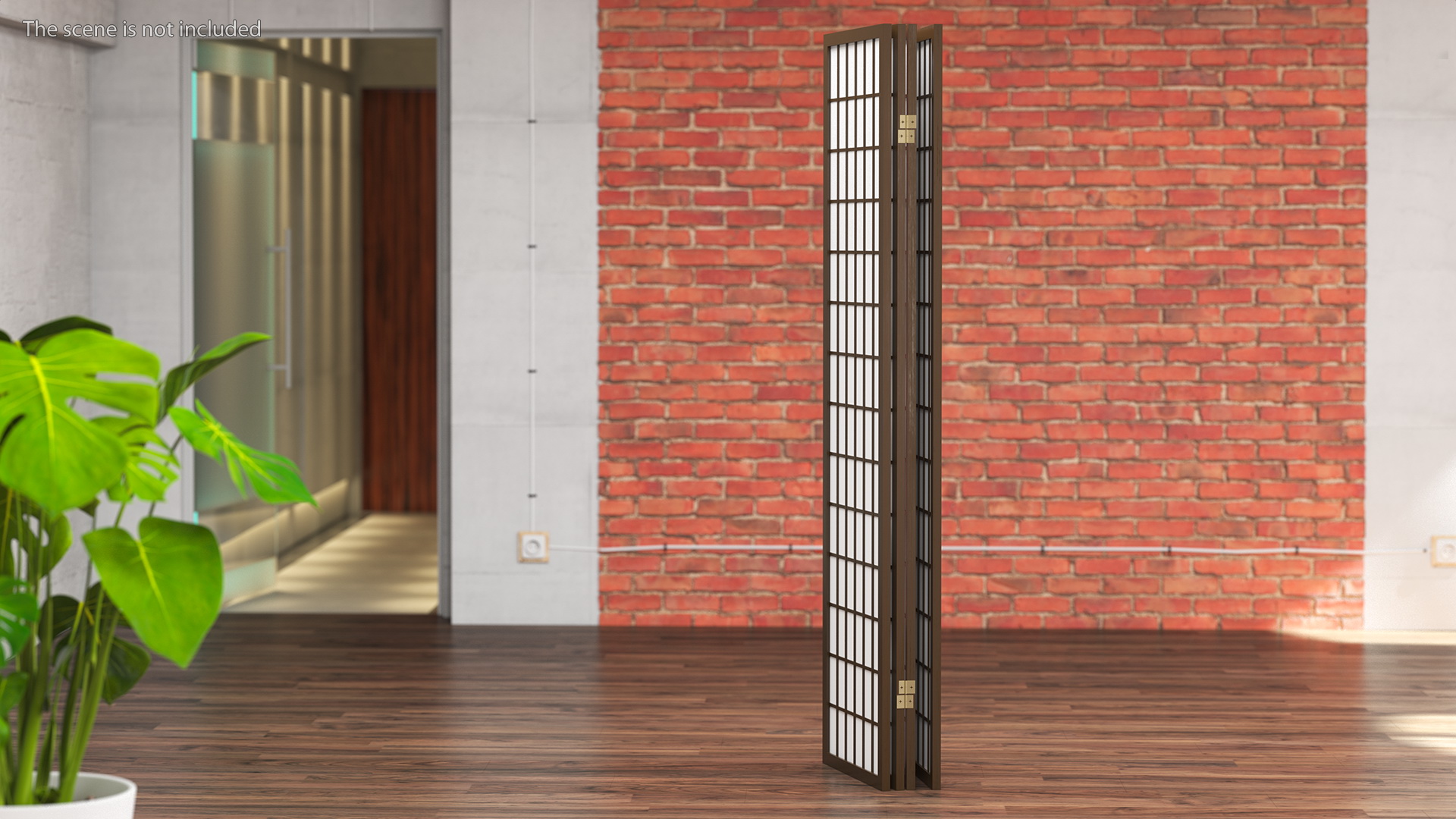 3D model Four Panel Folding Screen