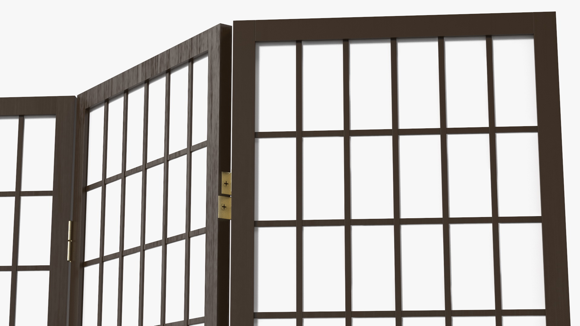 3D model Four Panel Folding Screen