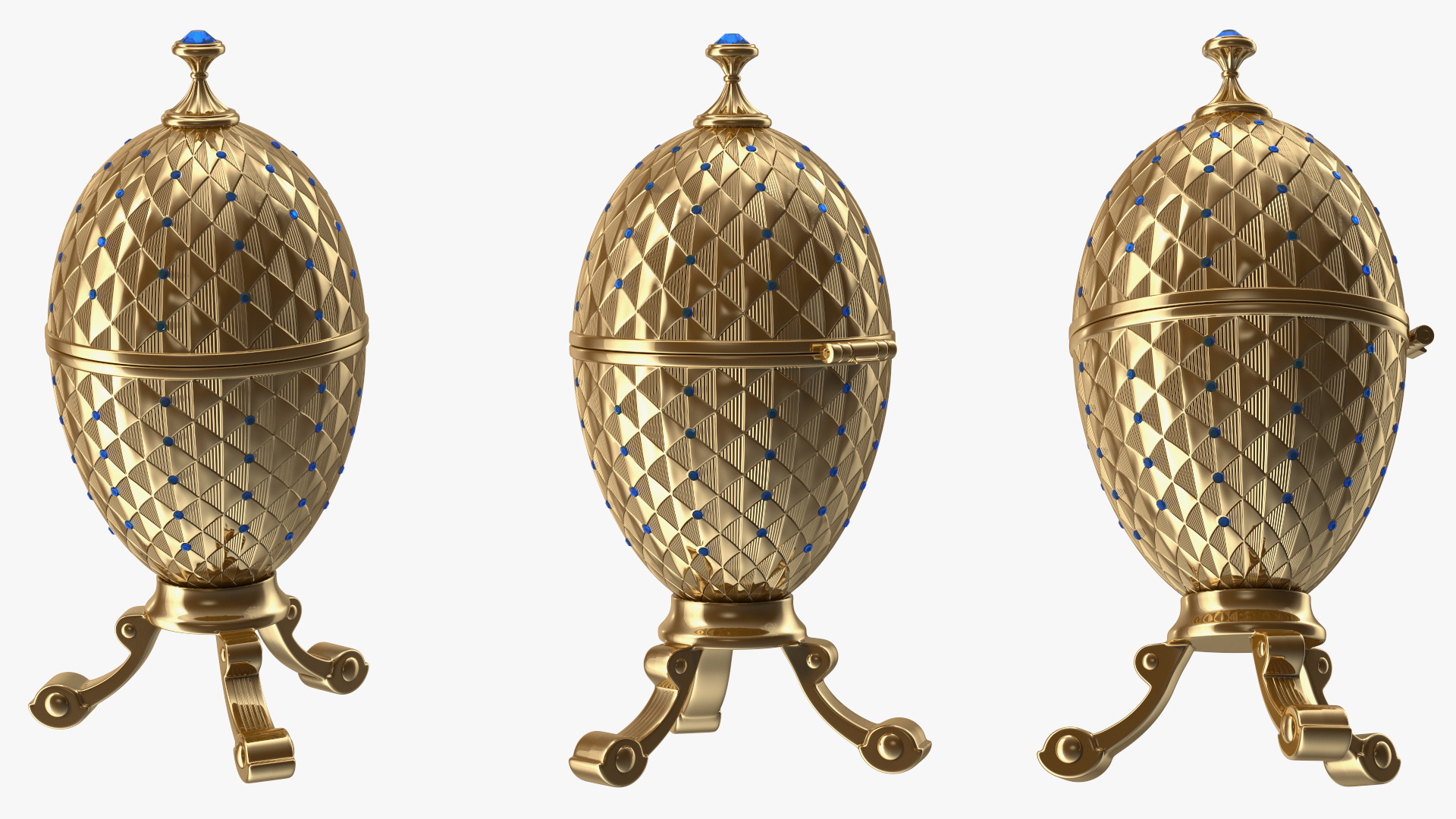 3D Faberge Eggs Set