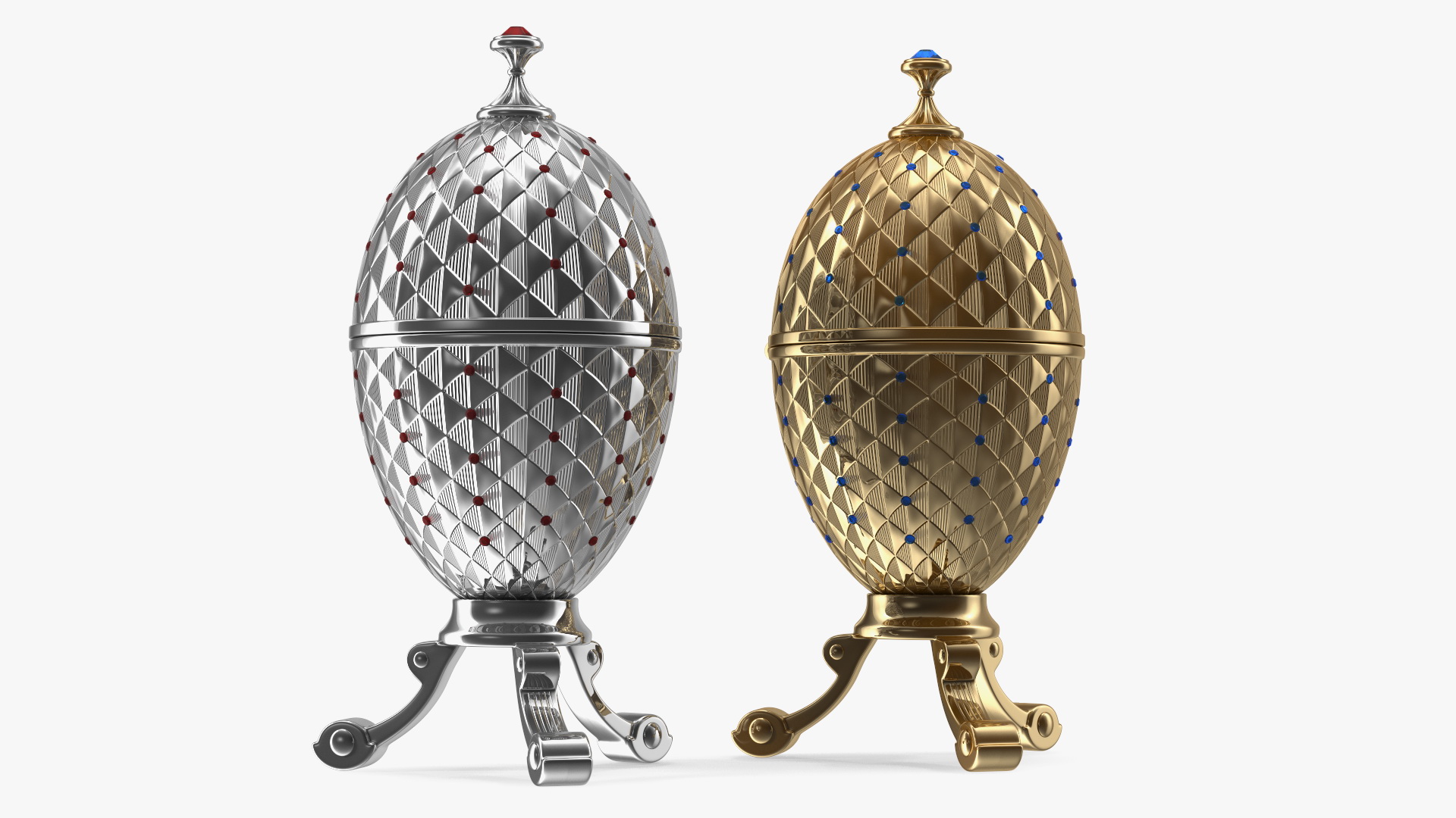 3D Faberge Eggs Set