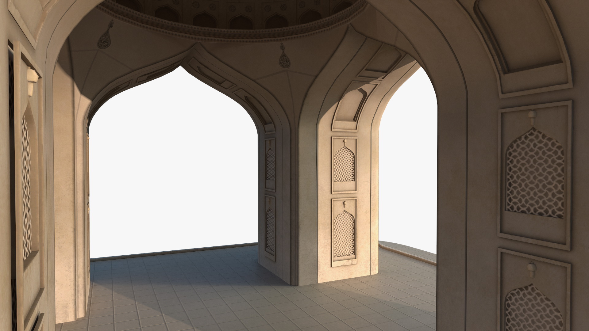 Charminar 3D model