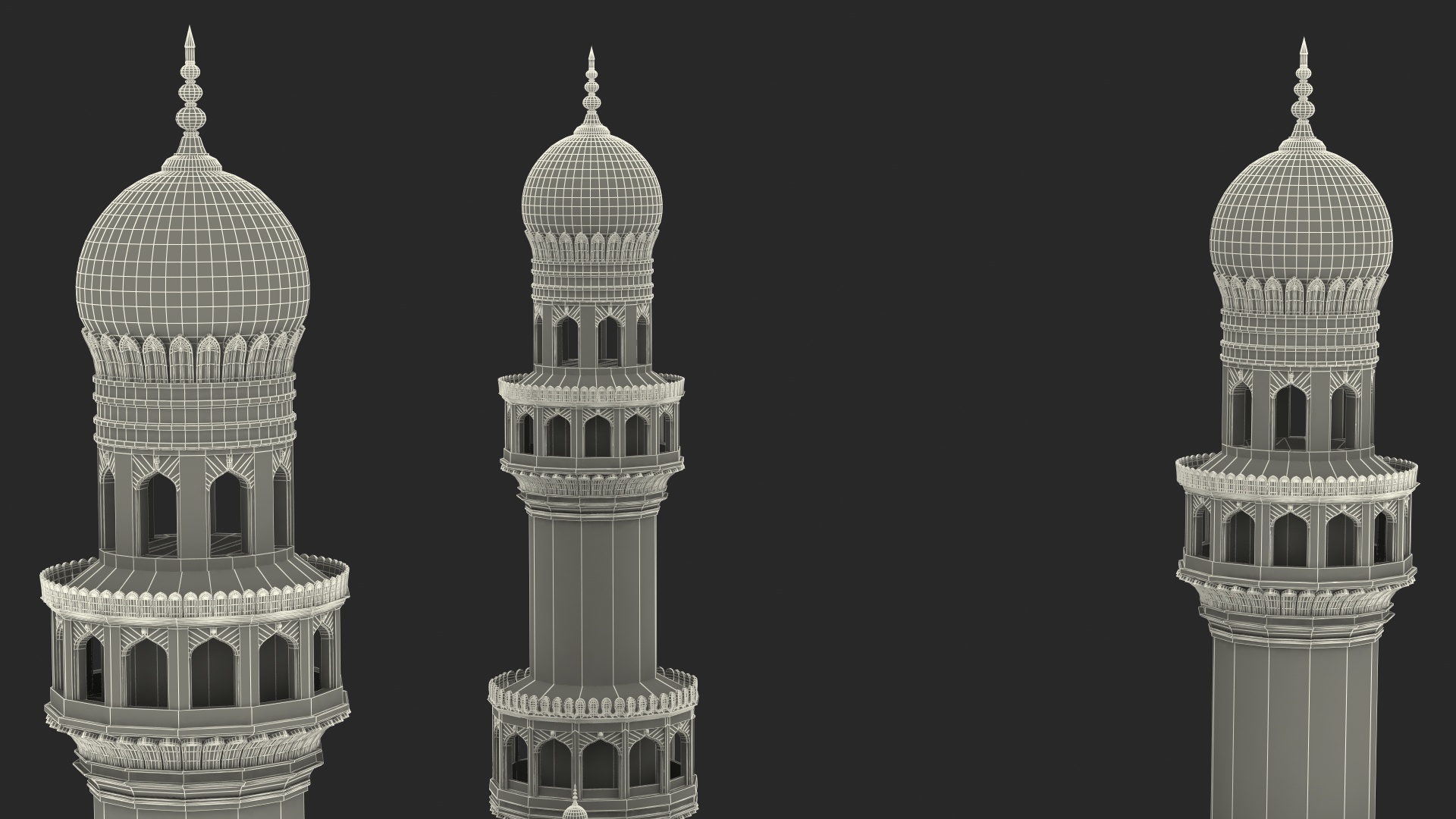 Charminar 3D model