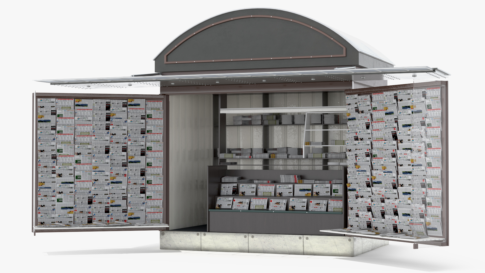 3D model Newspaper Stand