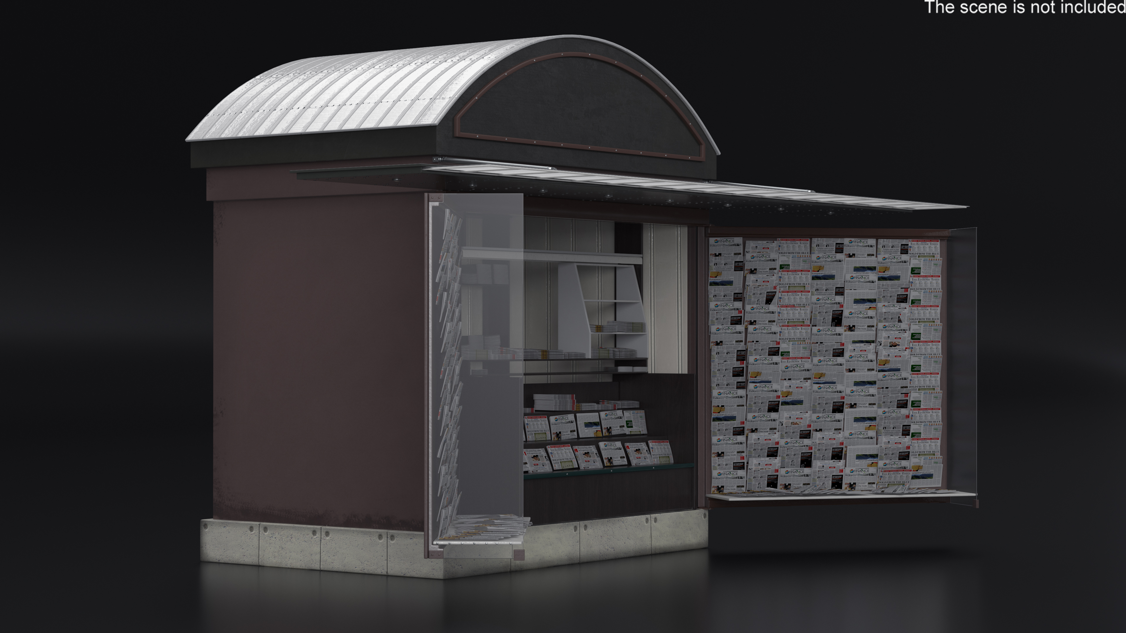 3D model Newspaper Stand