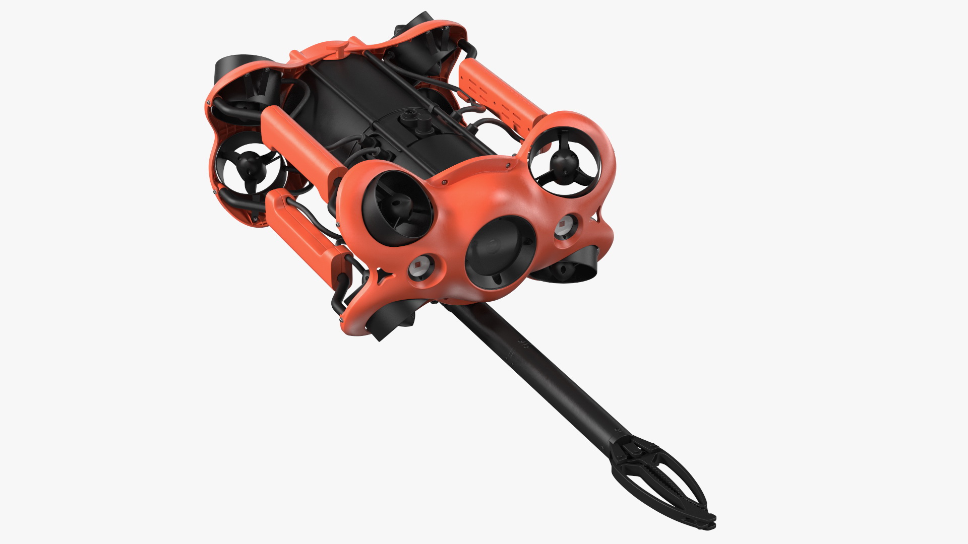 3D Professional Underwater Drone with Robotic Arm