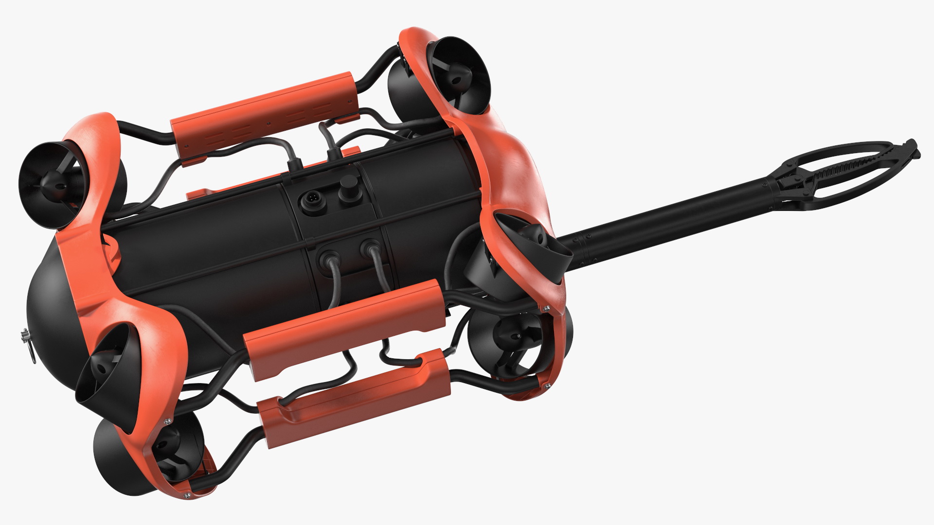 3D Professional Underwater Drone with Robotic Arm