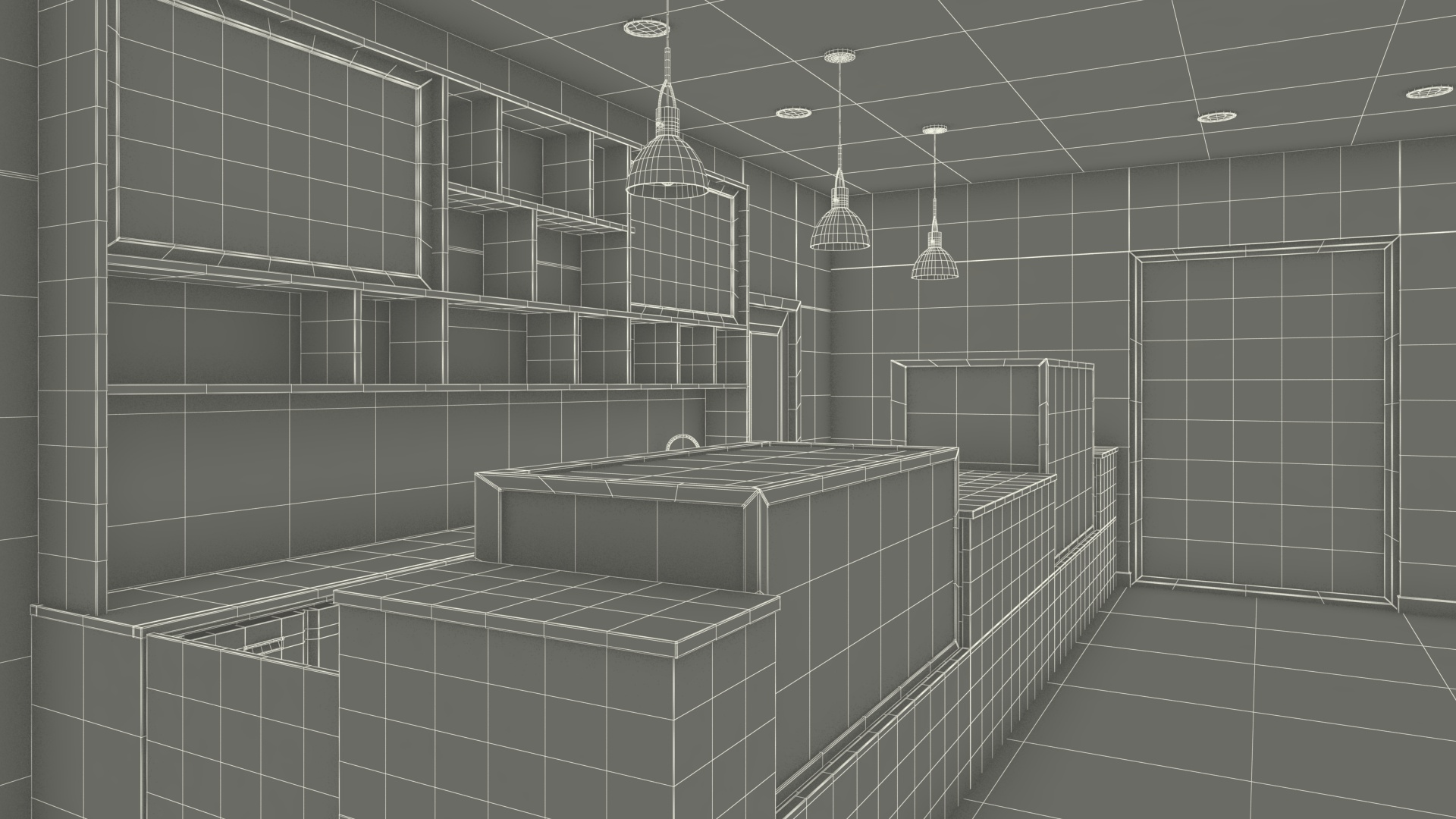 3D model Coffee Shop Interior