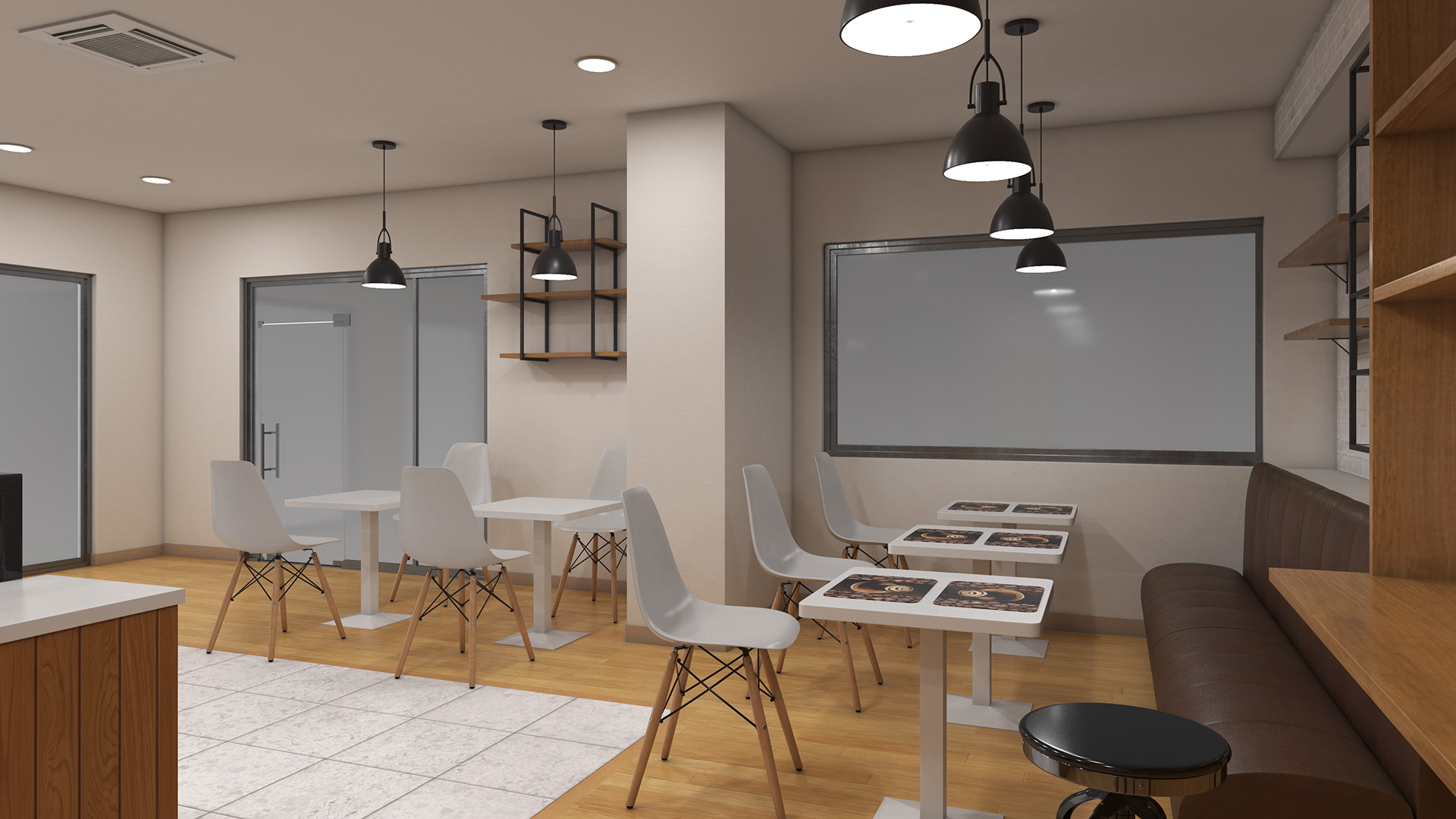 3D model Coffee Shop Interior