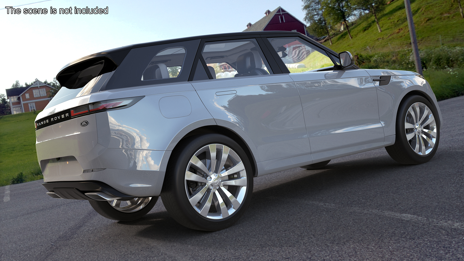 Range Rover Sport SUV Light Grey 3D