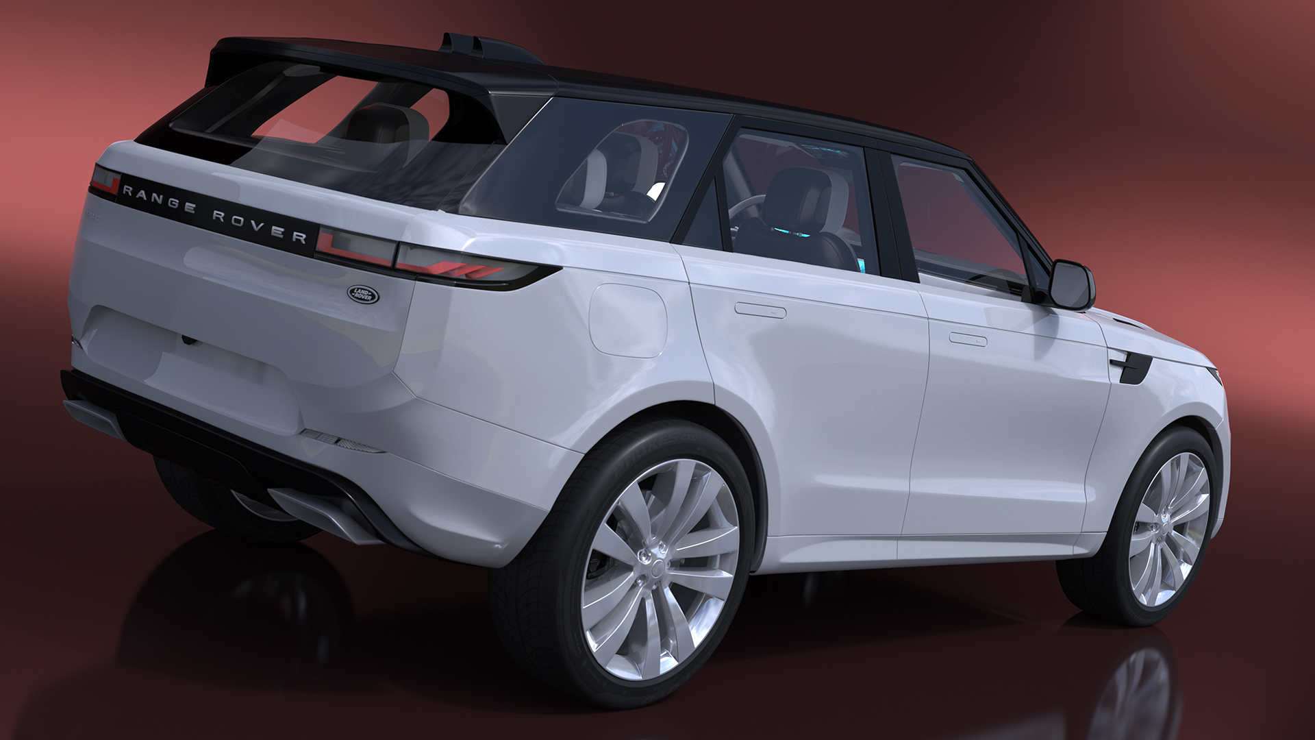 Range Rover Sport SUV Light Grey 3D