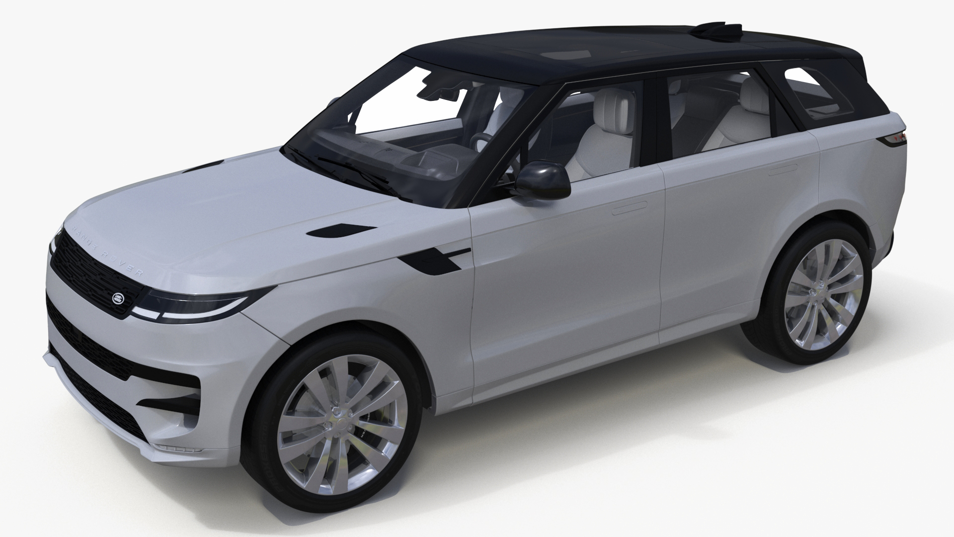 Range Rover Sport SUV Light Grey 3D