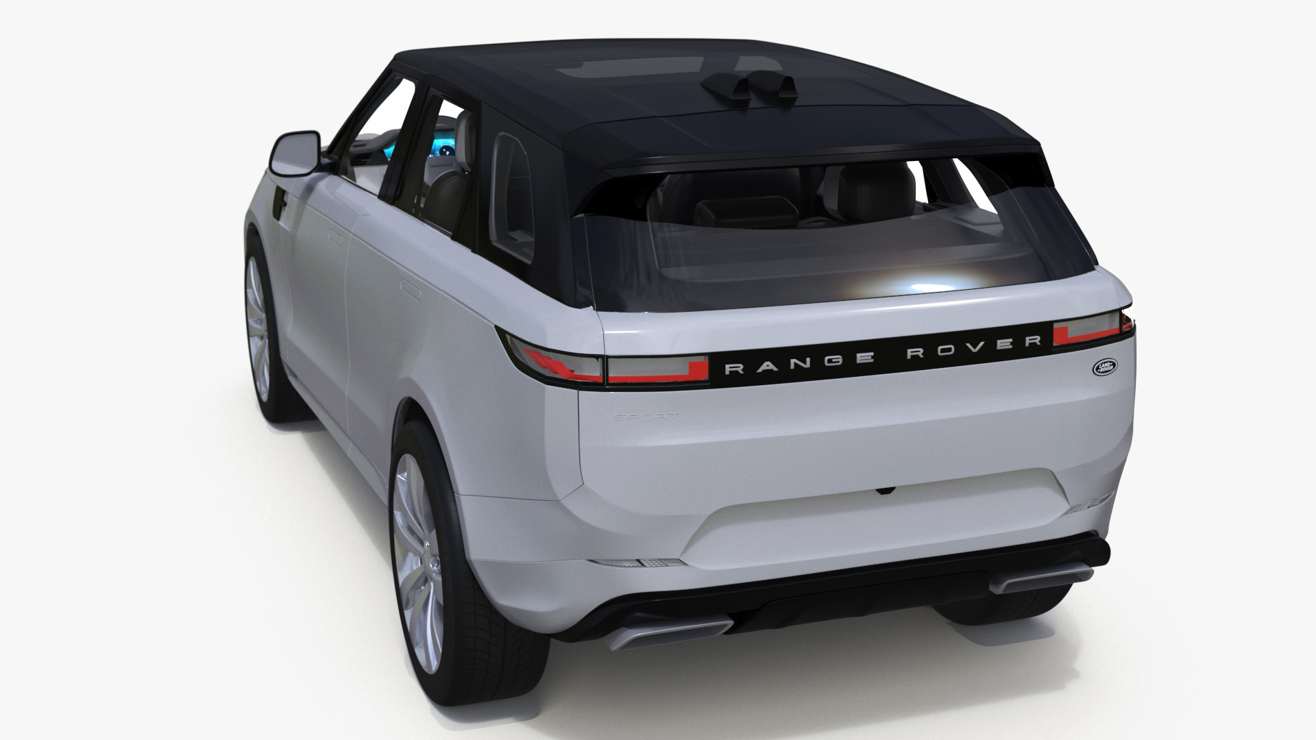 Range Rover Sport SUV Light Grey 3D