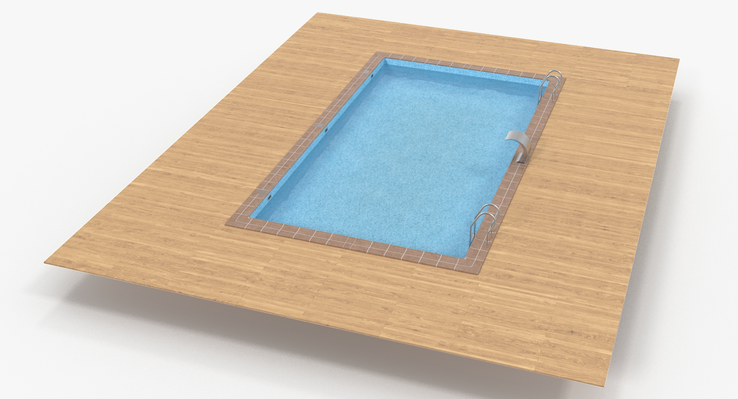 3D model Square Swimming Pool