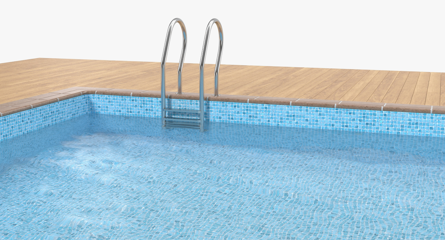 3D model Square Swimming Pool