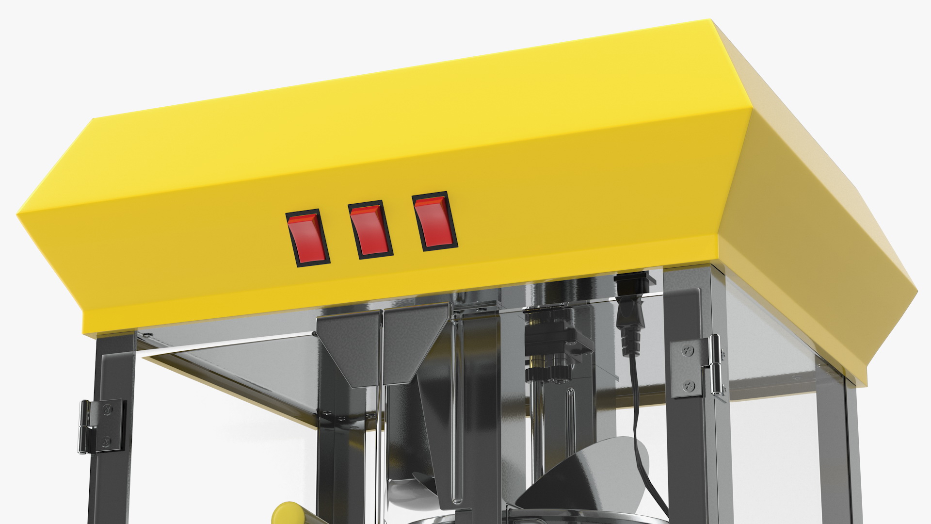 3D Empty Popcorn Popper Machine model