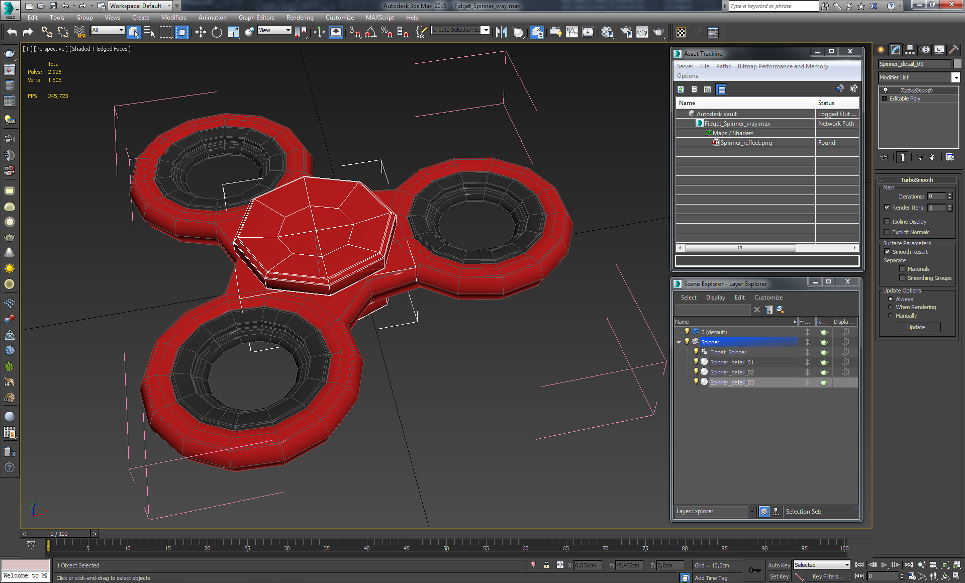 Fidget Spinner 3D model