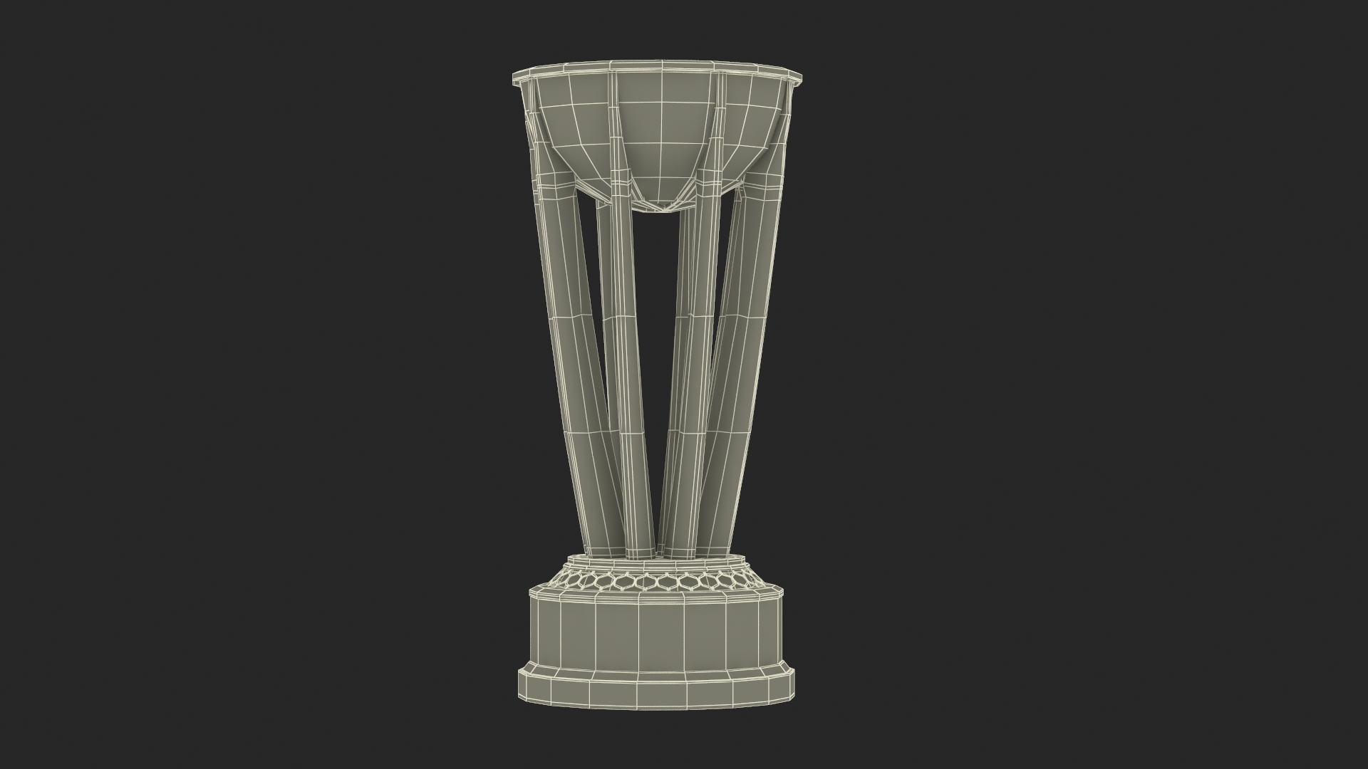 Cup NBA Silver 3D model