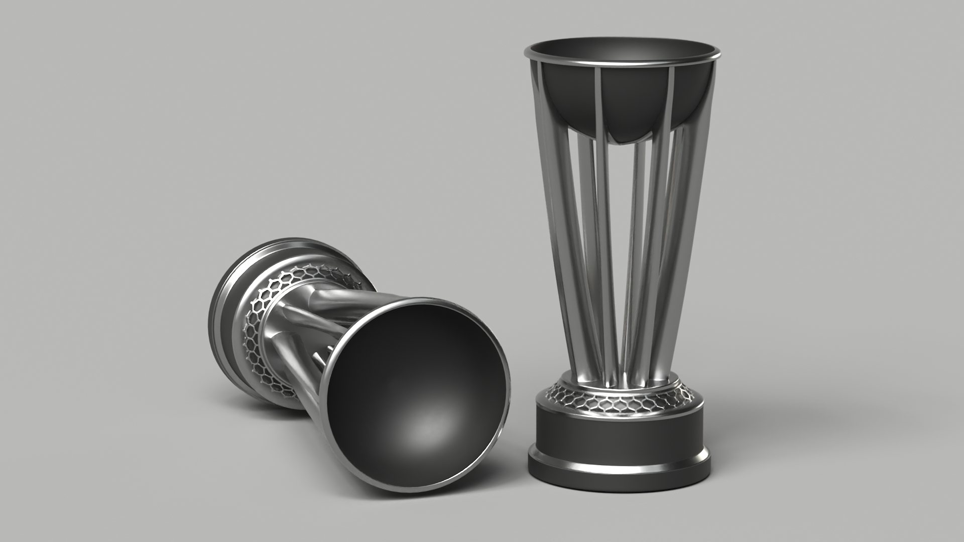 Cup NBA Silver 3D model