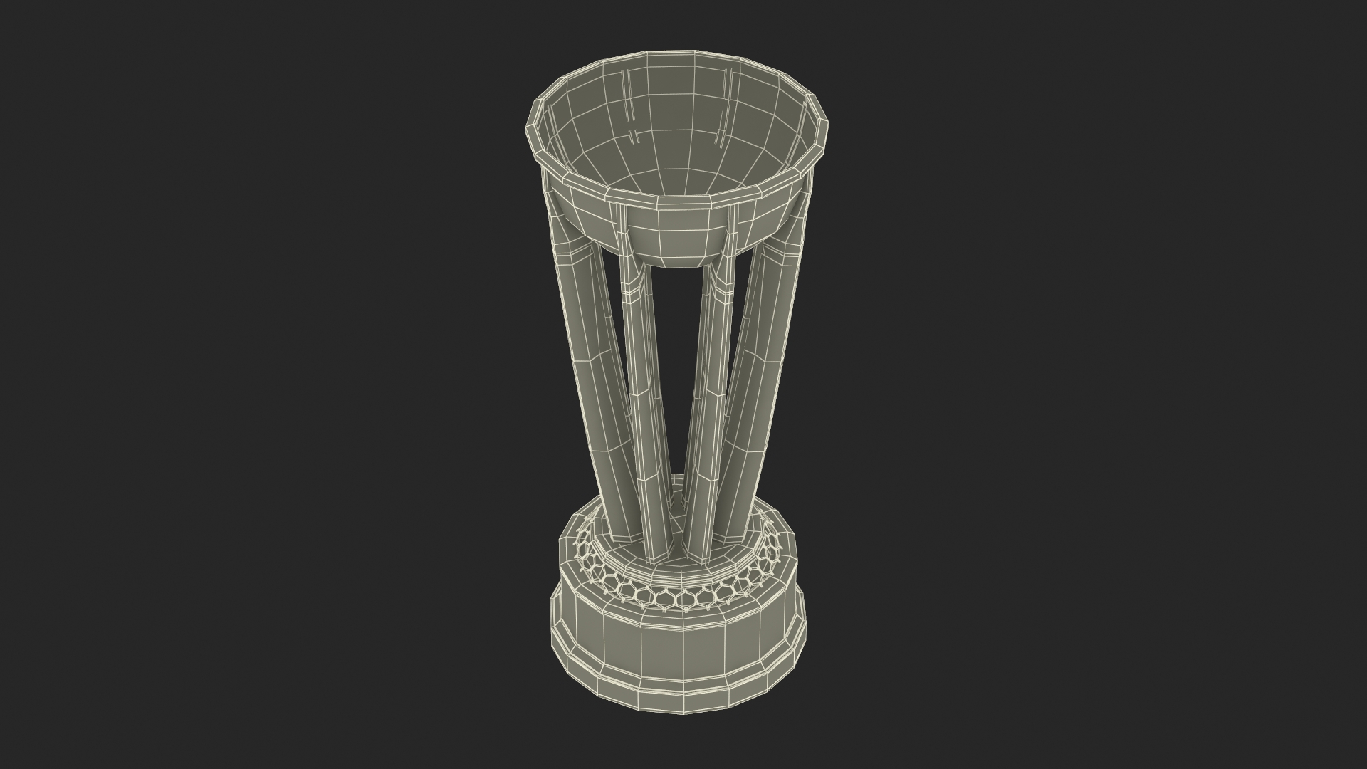 Cup NBA Silver 3D model