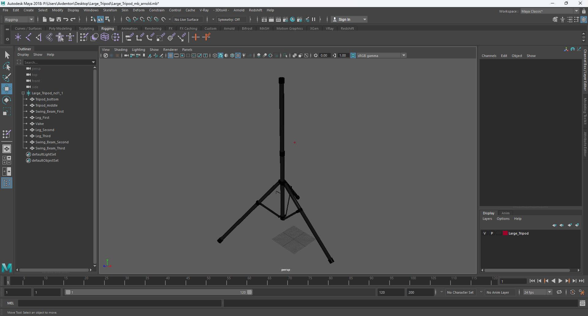 Large Tripod 3D