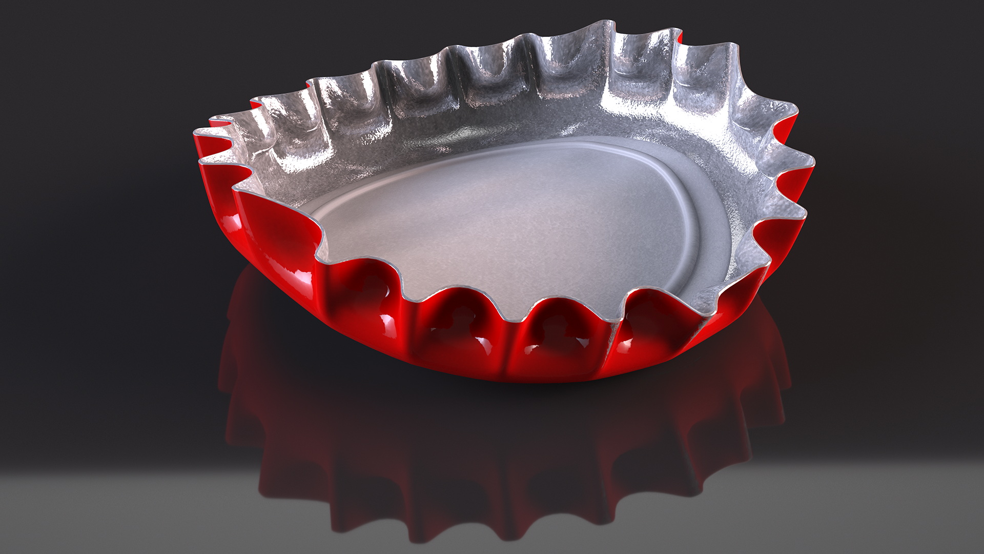 3D model Bent Bottle Cap