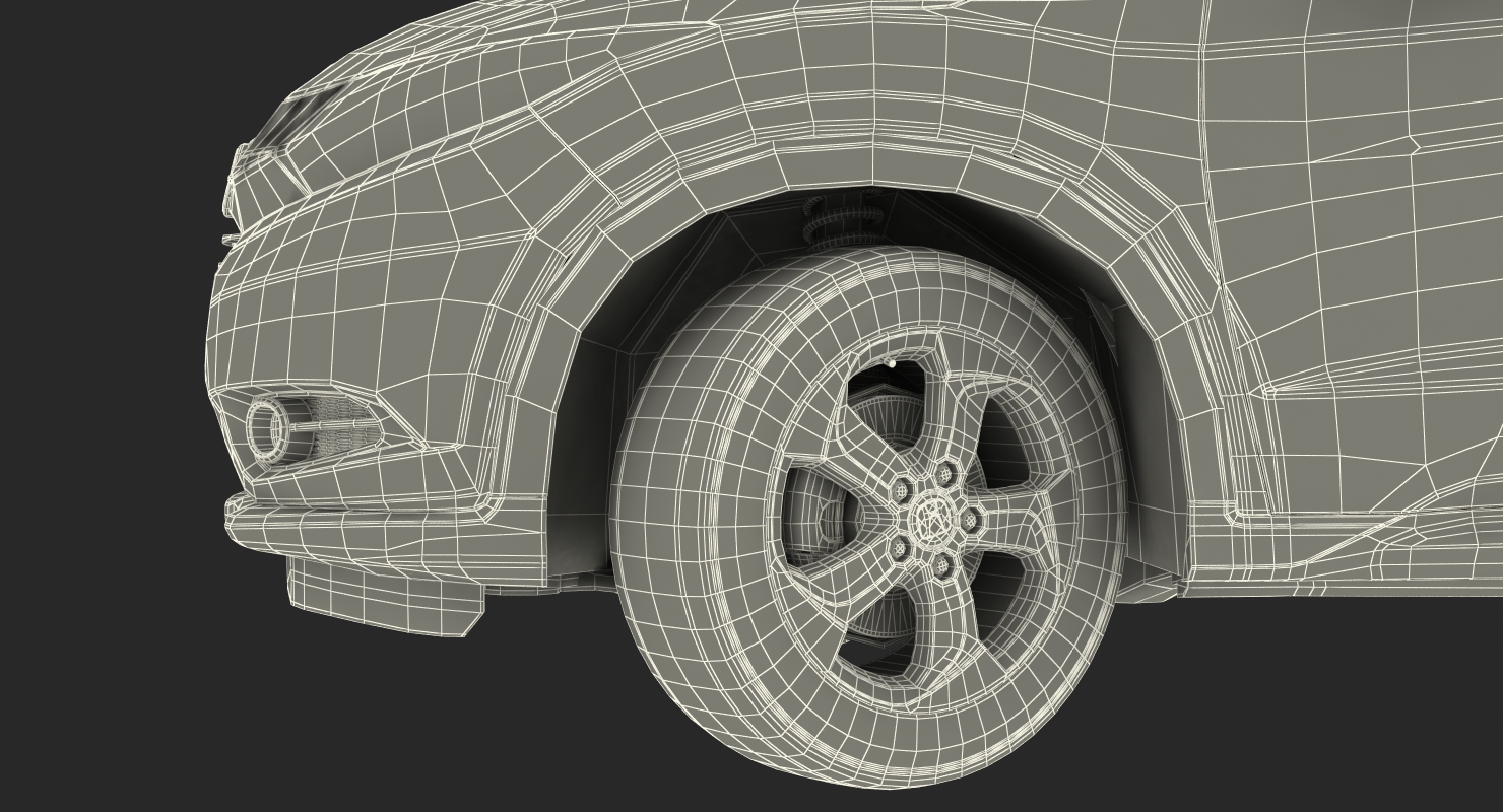 Crossover Honda HR V Rigged 3D