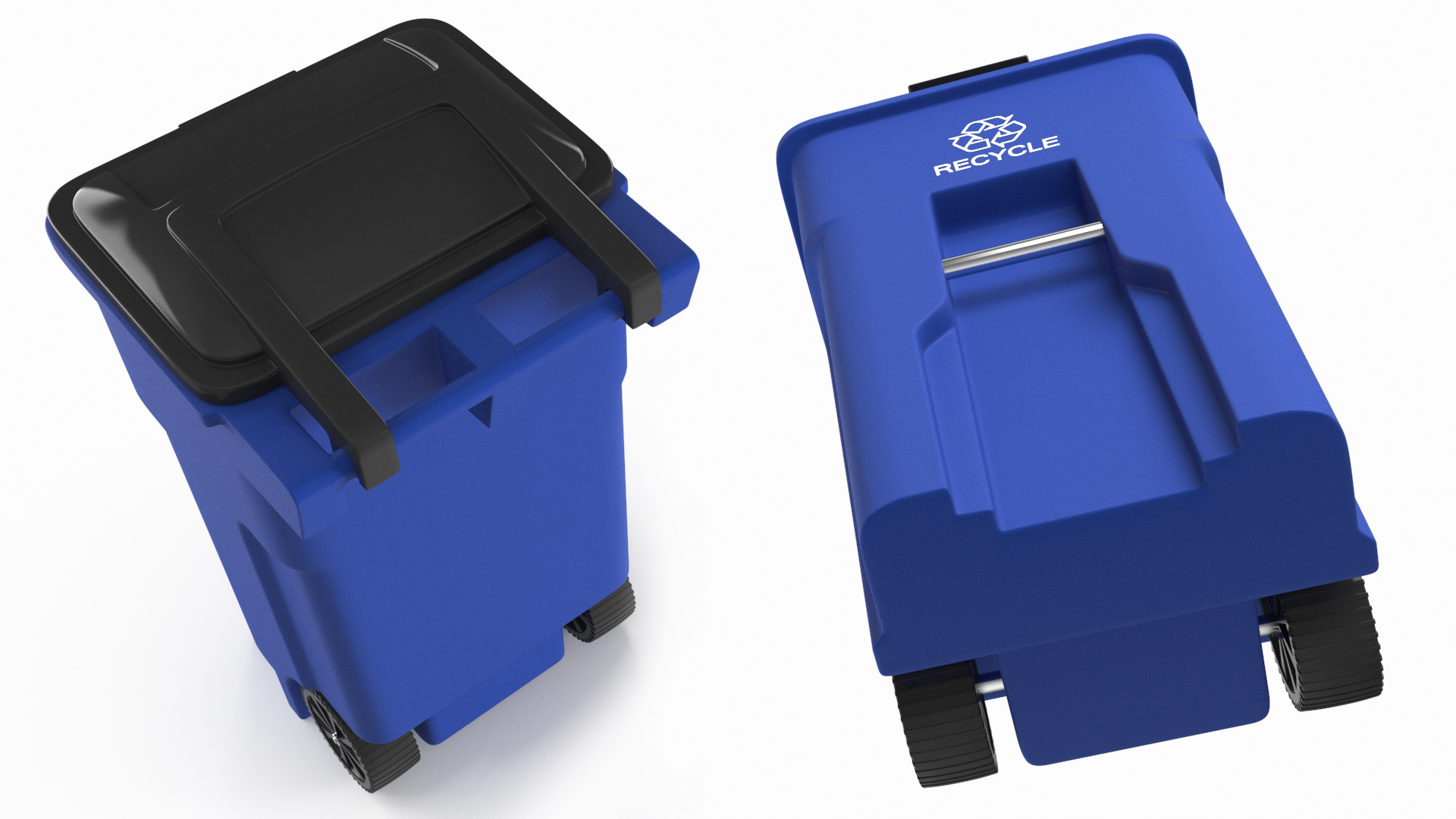 3D model Residential Recycling Bin