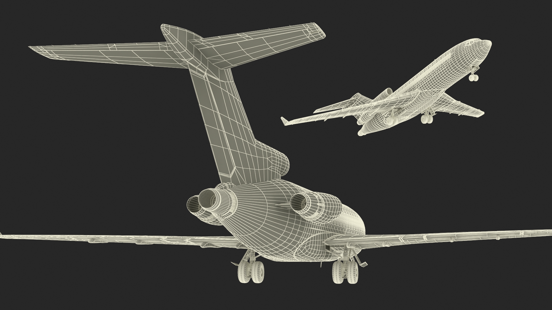 Boeing 727-100 Purolator 3D model