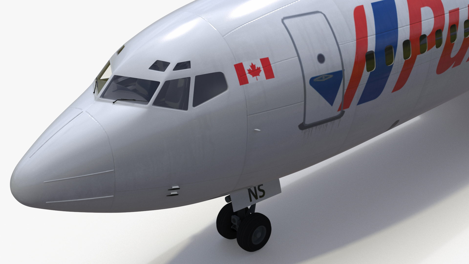 Boeing 727-100 Purolator 3D model