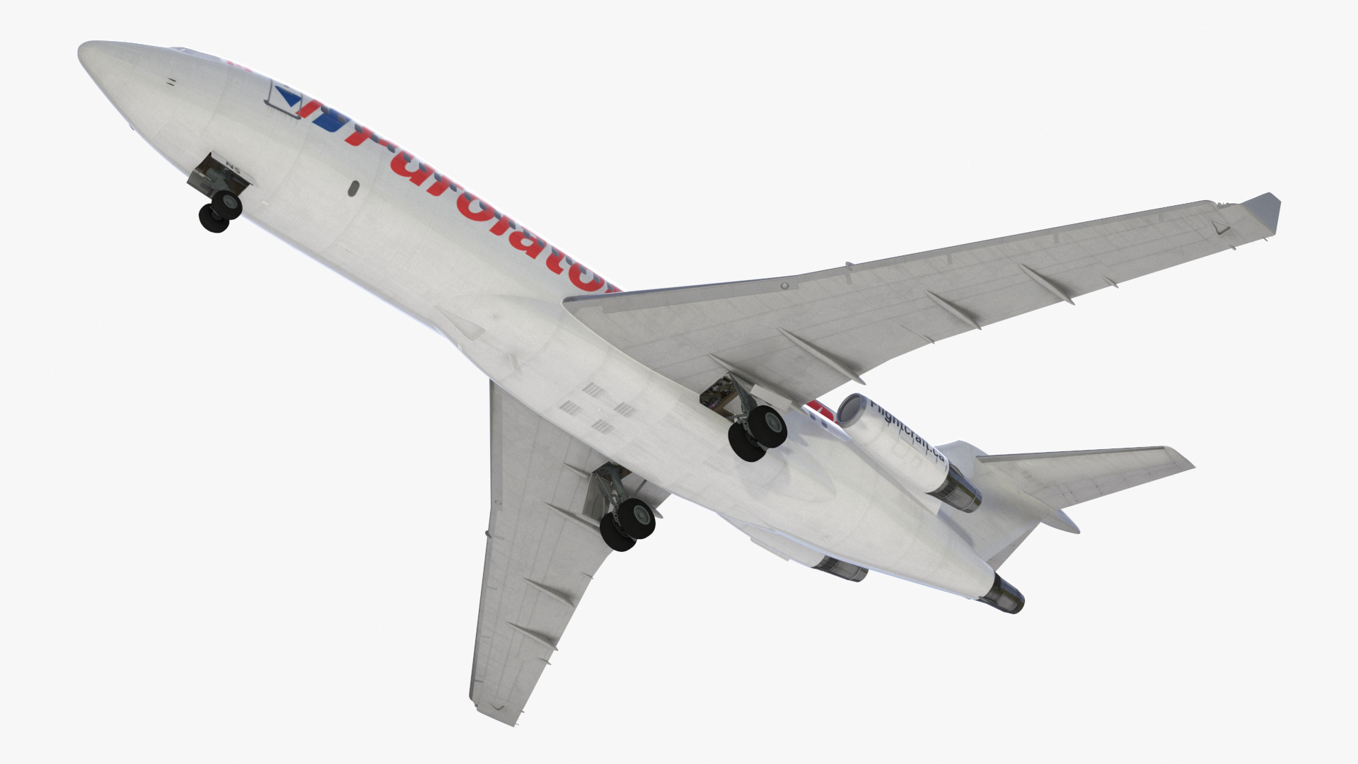 Boeing 727-100 Purolator 3D model