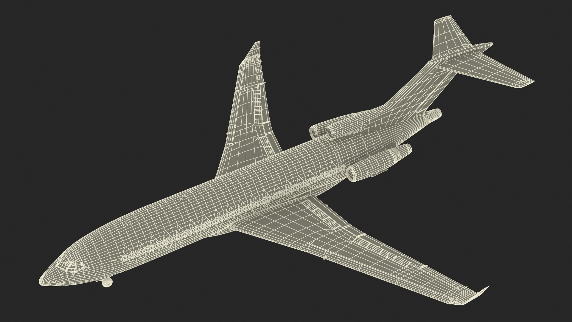 Boeing 727-100 Purolator 3D model