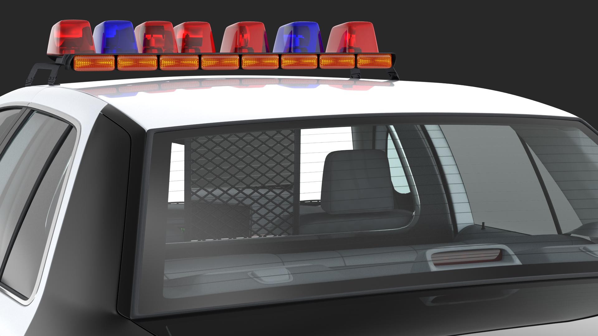 3D model Las Vegas Police Car Generic Rigged