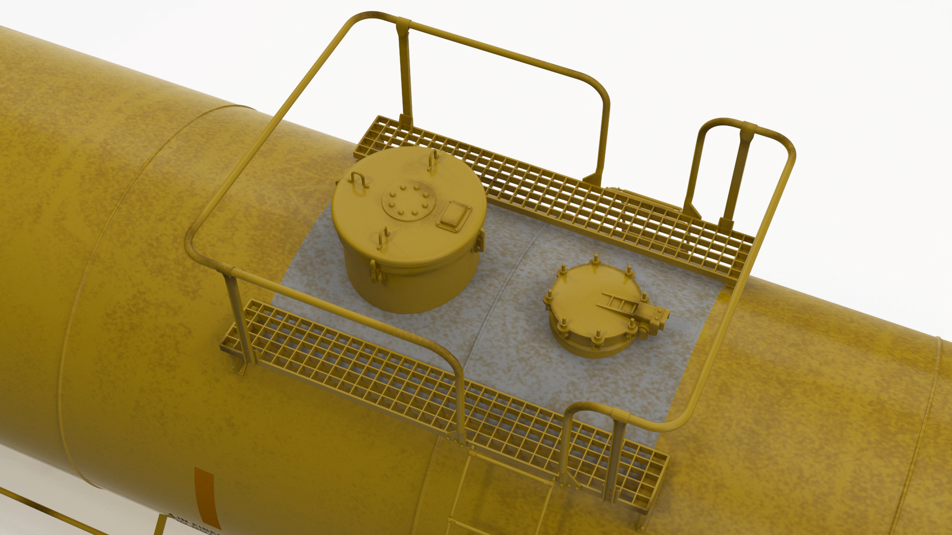 3D Rail Tank Car model